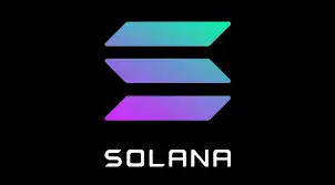 Solana logo.